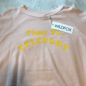 NWT Wildfox Time to Teleport Sweatshirt